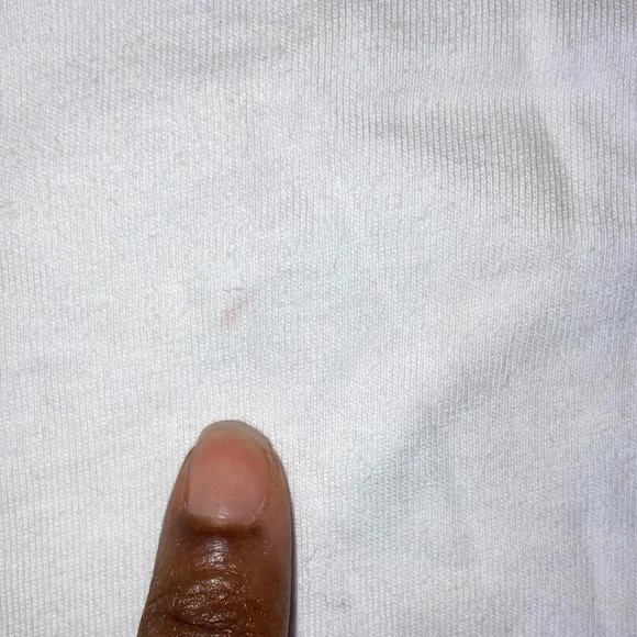 Adidas White Tee with Red and Blue Accents - Picture 5 of 6